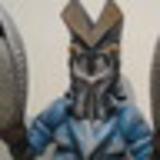 ダーク縁メガネ